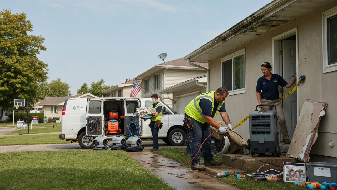 Water Damage Restoration in Purdon, TX near me